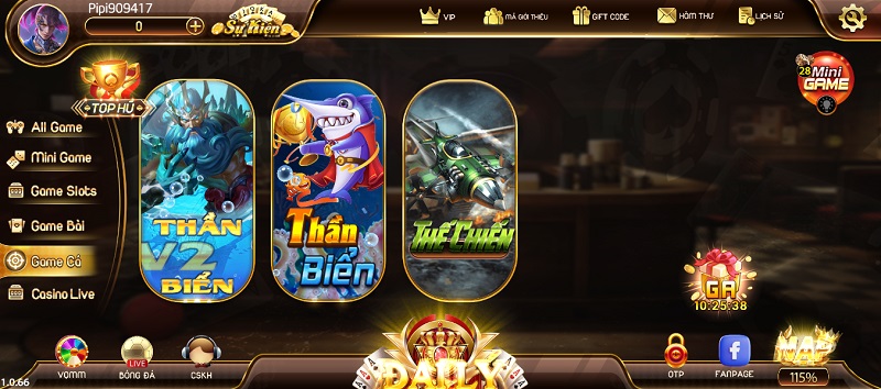 Kho game cá Na99